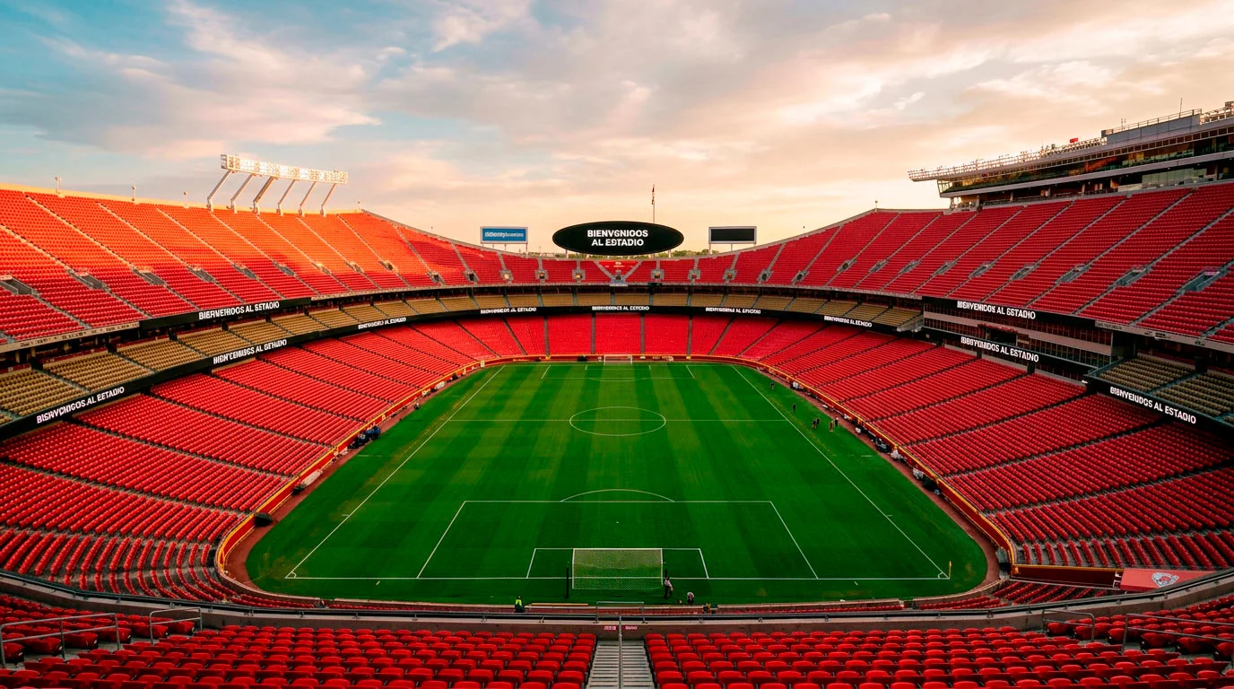 Arrowhead Stadium en Kansas City, sede del debut de Argentina en el Mundial 2026