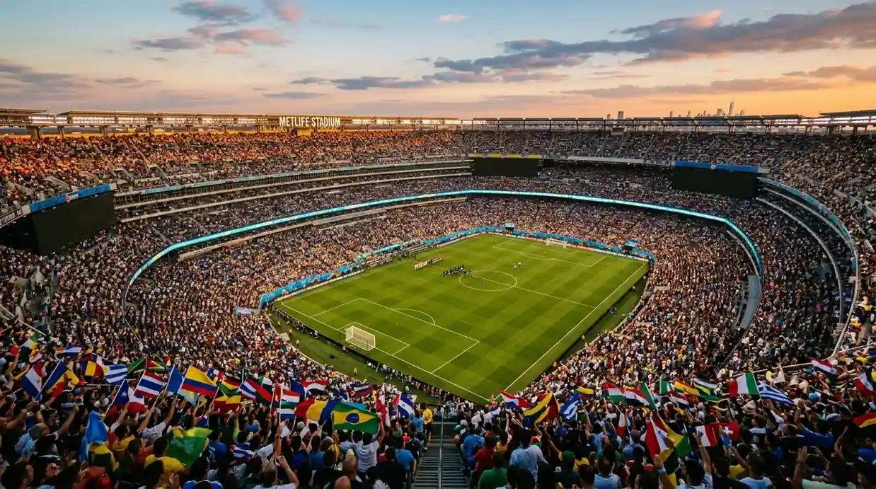 El MetLife Stadium de Nueva Jersey, sede de la final del Mundial 2026